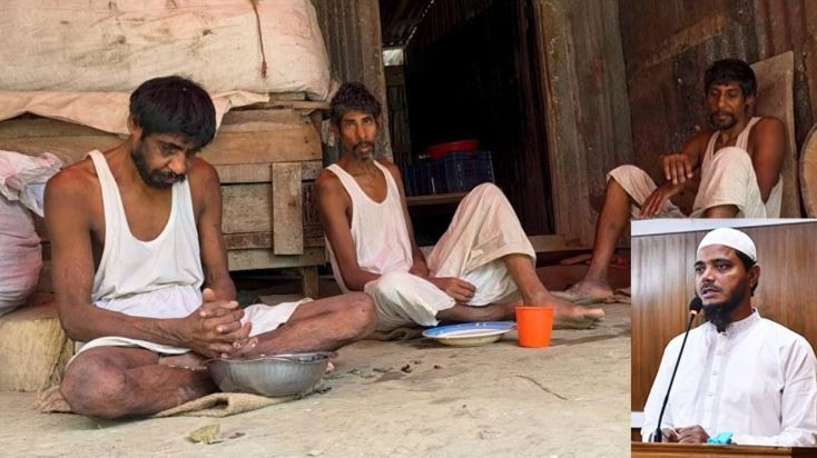 সনাতনী প্রতিবন্ধী তিন ভাইয়ের দায়িত্ব নিলেন জামায়াতের এমপি
